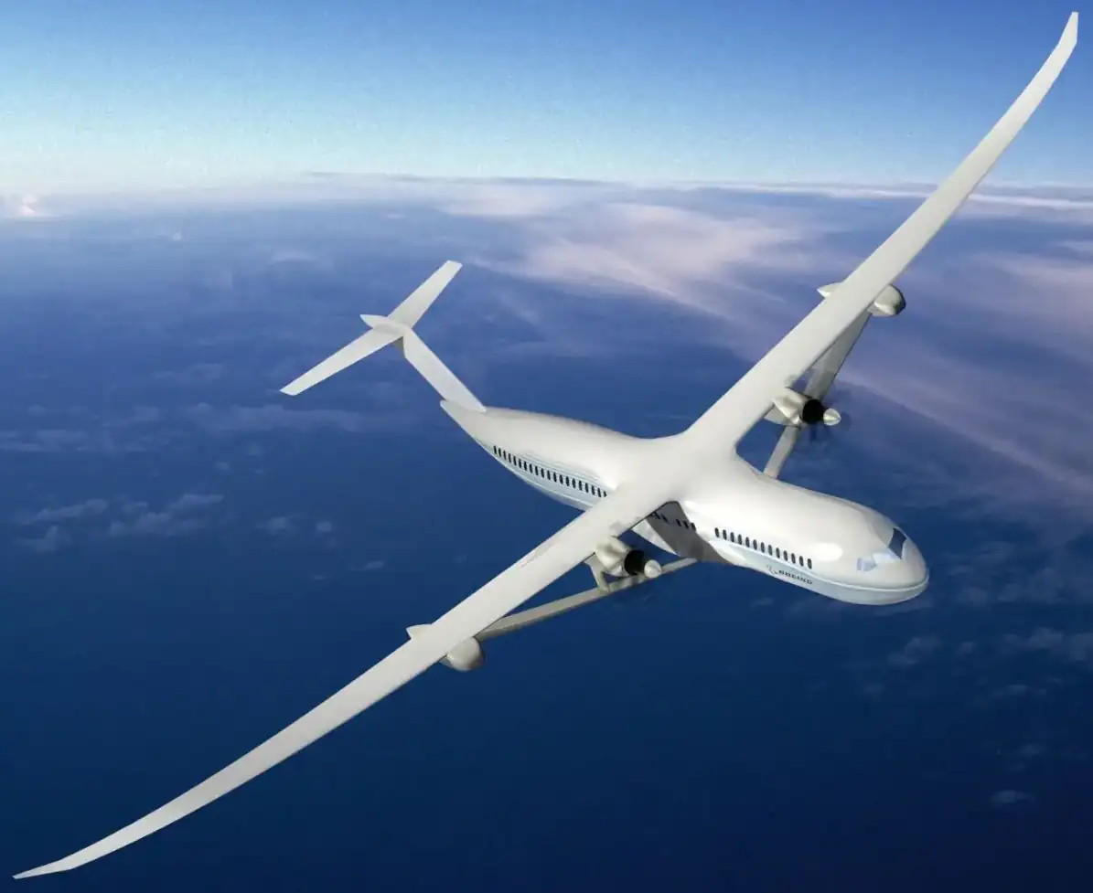 Boeing SUGAR Volt hybrid aircraft concept.