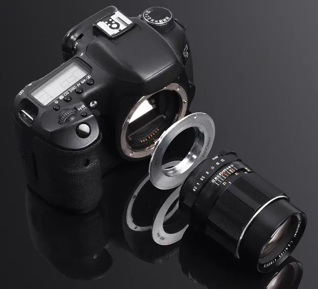 An M42 to EF mount adapter. Credit K&F Concept.