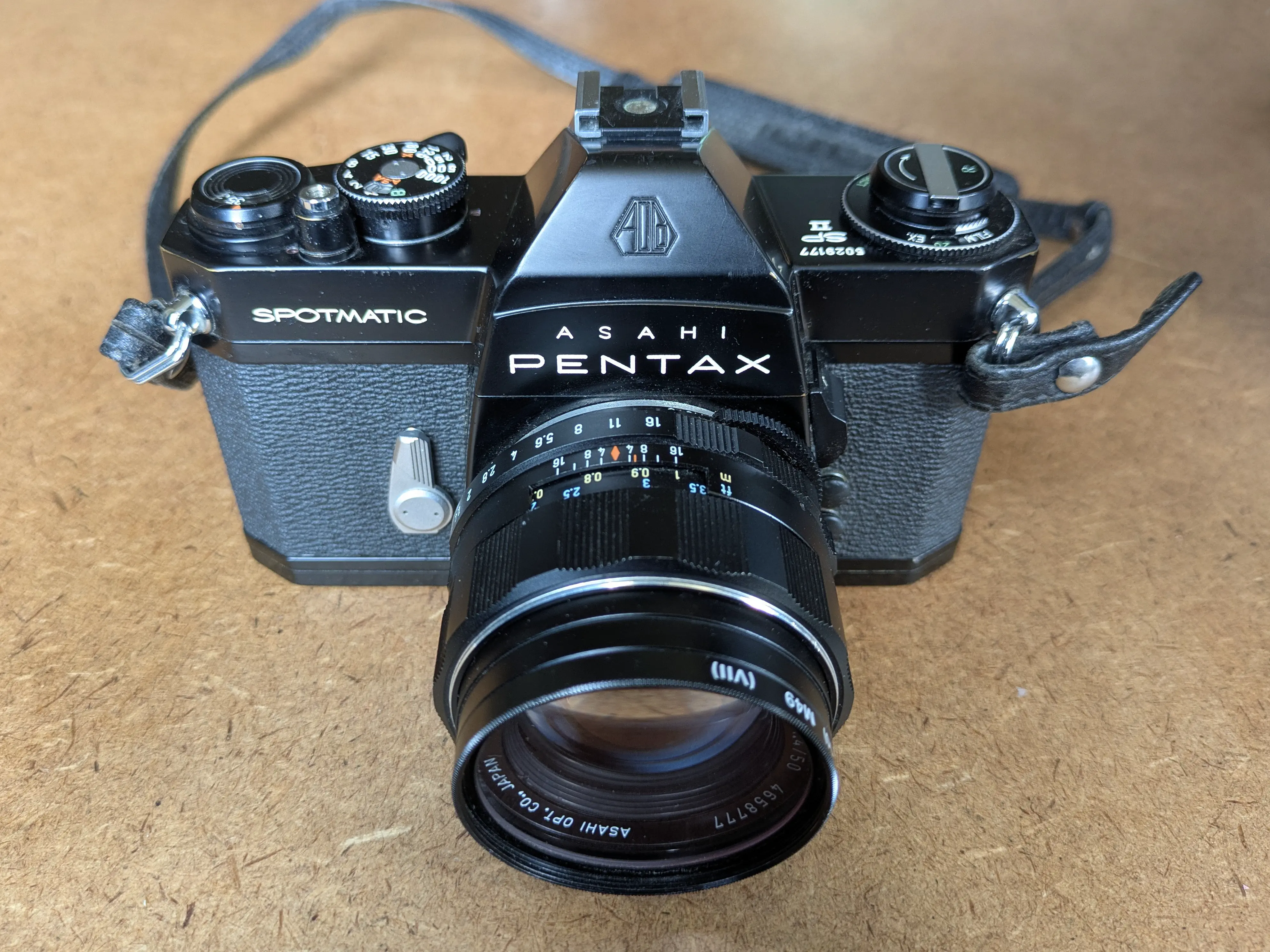 My grandfather’s Asahi Pentax Spotmatic.
