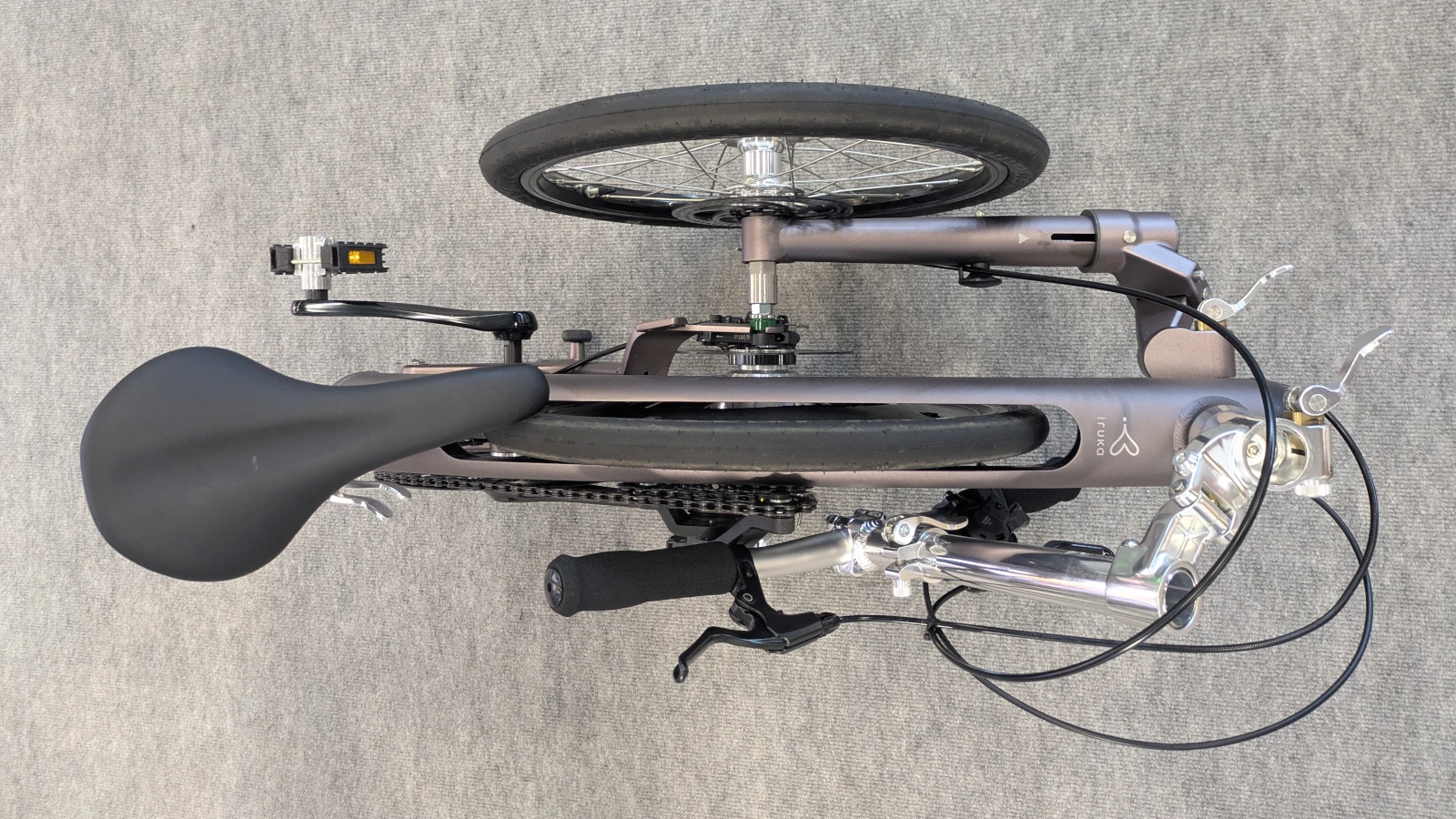 In the folded state.